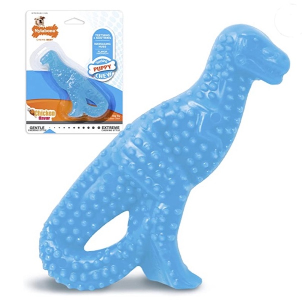 Nylabone Puppy Chew Toy for Teething Puppies | Small/Regular - Up to 25 Ibs.